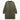 TAION Soft Shell Military Oversized Crew Neck Down Coat - Olive Green