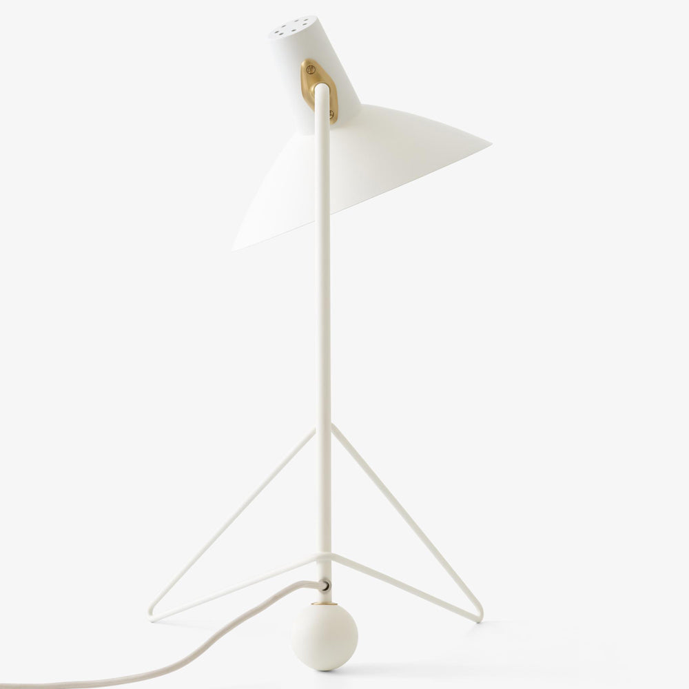 &Tradition Tripod White Table Lamp HM9 - Hvidt & Mølgaard 1953