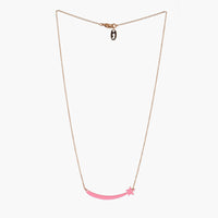 LOWRY Shooting Star Pink Enamel Necklace from Titlee