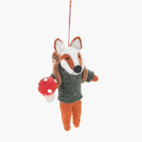 Felt Christmas Ornament - Frankie Foraging Fox from Felt So Good