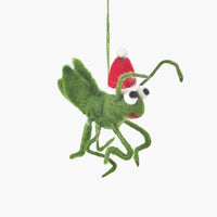 Felt Christmas Ornament - Christmas Cricket from Felt So Good