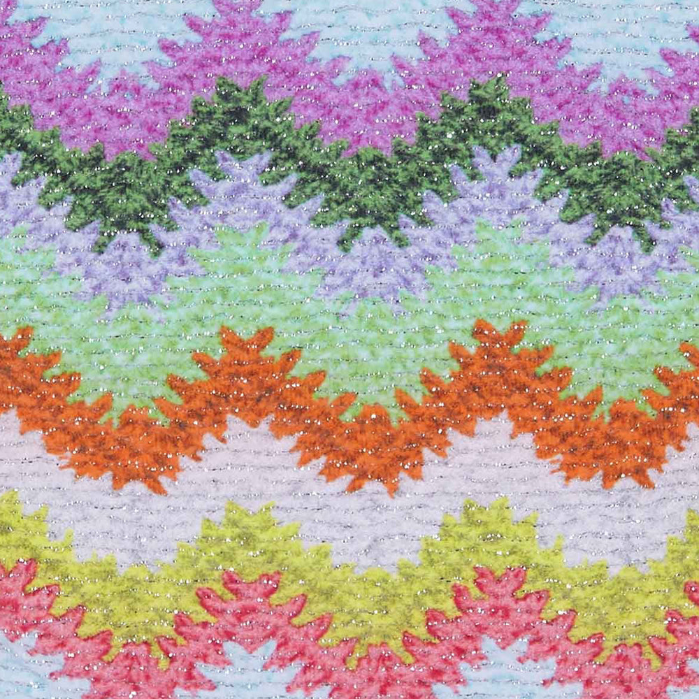 Multicolor Zig Zag Crochet Bikini