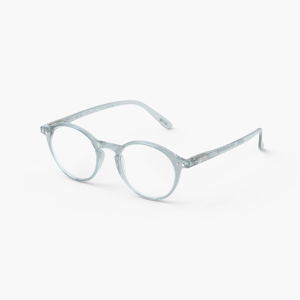 IZIPIZI Round Frozen Blue Reading Glasses - Style D