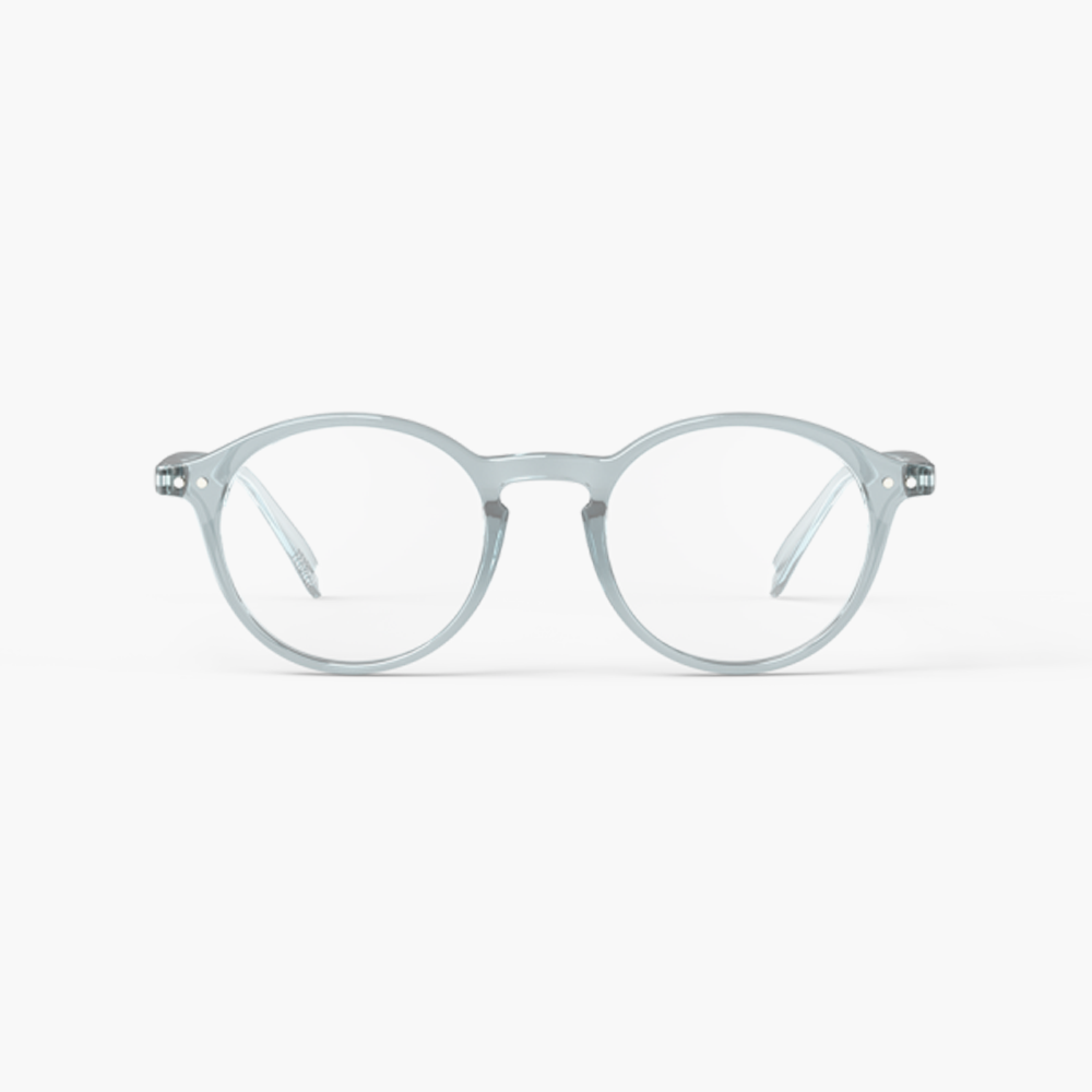 IZIPIZI Round Frozen Blue Reading Glasses - Style D