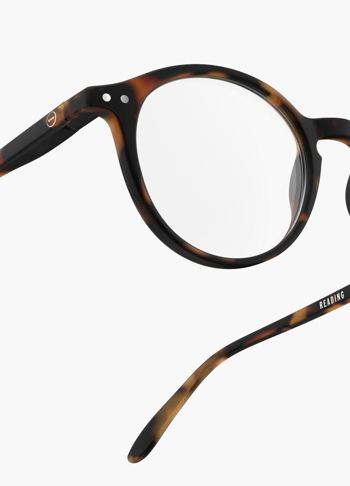 Round Tortoise Reading Glasses - Style D