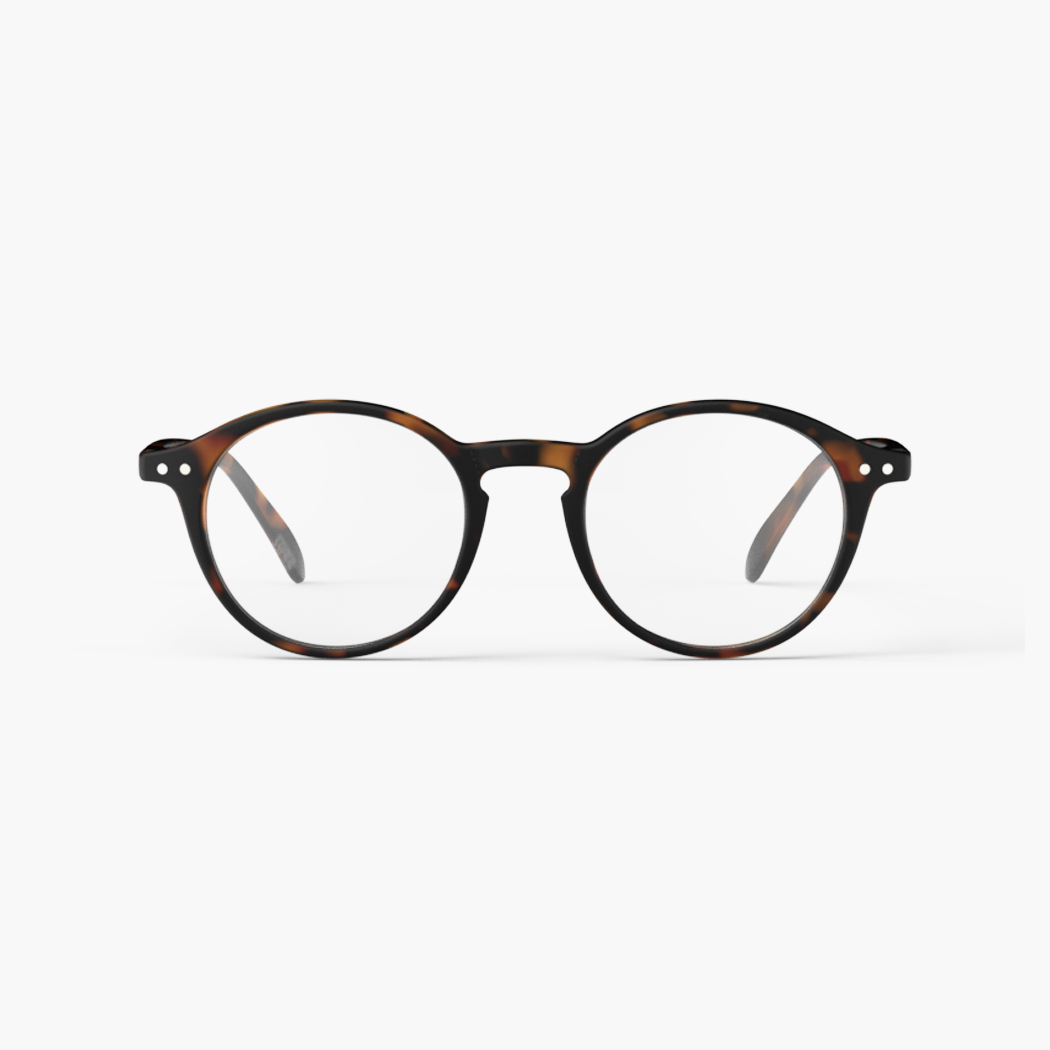 IZIPIZI Round Tortoise Reading Glasses - Style D