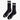 Le Bon Shoppe - Extended Boyfriend Crew Socks - Noir