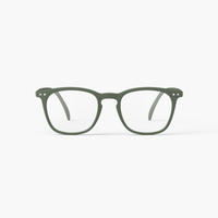 IZIPIZI Trapezoid Kaki Green Reading Glasses - Style E