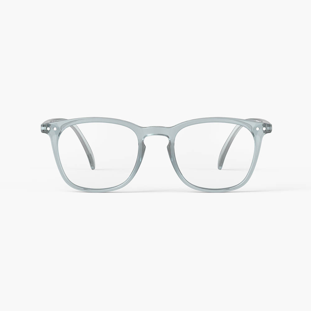 IZIPIZI Trapezoid Frozen Blue Reading Glasses - Style E