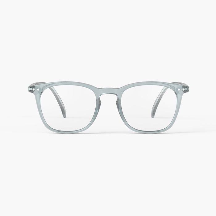 IZIPIZI Trapezoid Frozen Blue Reading Glasses - Style E