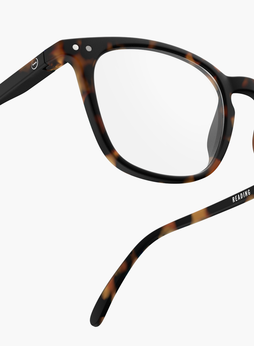 Trapezoid Tortoise Reading Glasses - Style E