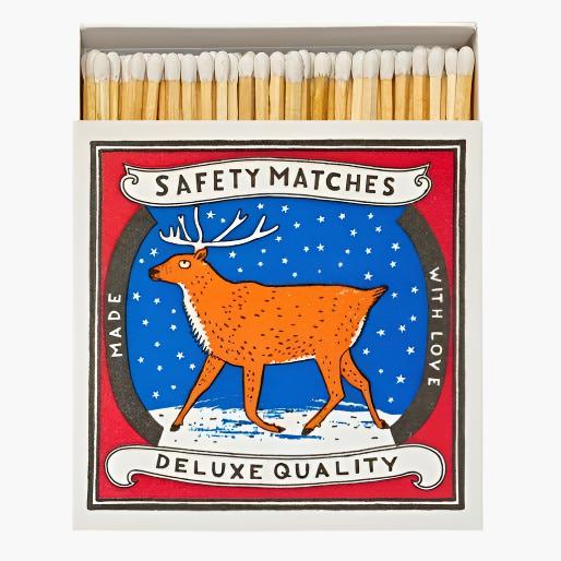 Archivist Gallery Christmas Safety Matches - Reindeer