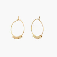 WARREN Gold Hoop Earrings by Titlee
