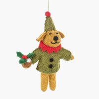 Felt Christmas Ornament - Bernard the Dog