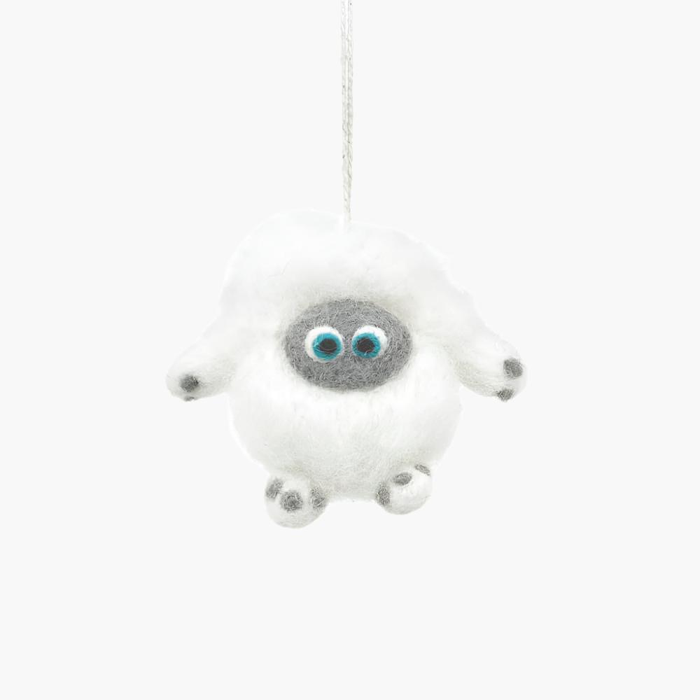 Felt Christmas Ornament - Baby Yeti from Felt So Good