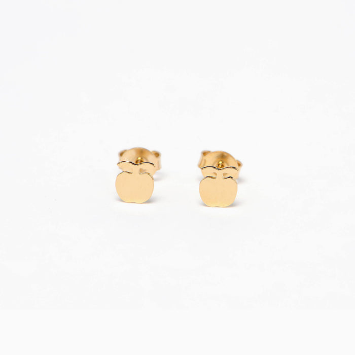 Titlee AMELIA Apple Gold Earrings