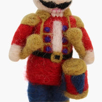 Nutcracker Felt Christmas Ornament from Felt So Good