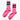 Le Bon Shoppe - Her Ribbed Cotton Varsity Socks - Pink Green