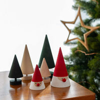 Swedish Wooden Santa Holiday Decorations