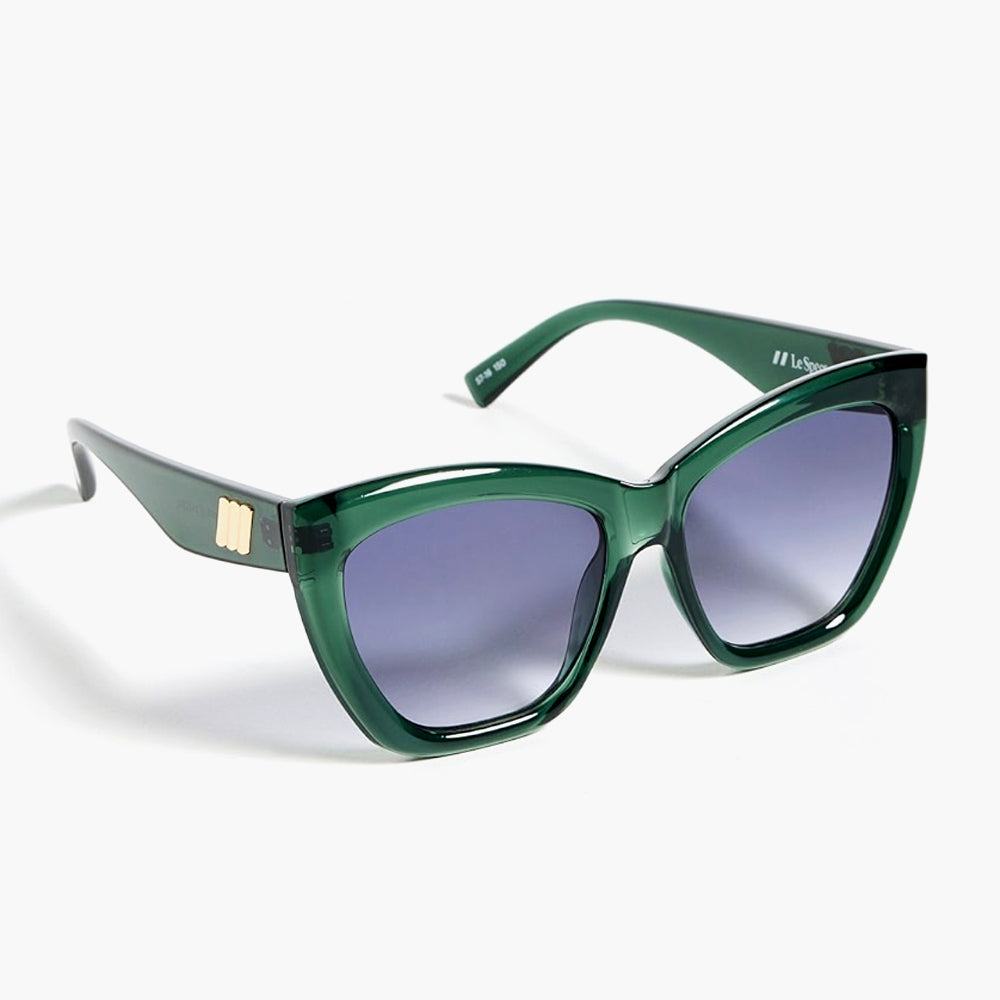 Le Specs VAMOS Emerald Green Cat Eye Sunglasses