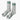 Le Bon Shoppe - Extended Boyfriend Light Grey Crew Socks