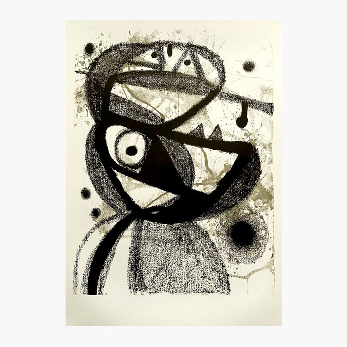 Joan Miró 'PERSONNAGE, 1980’ Lithographic Print from Galerie Maeght