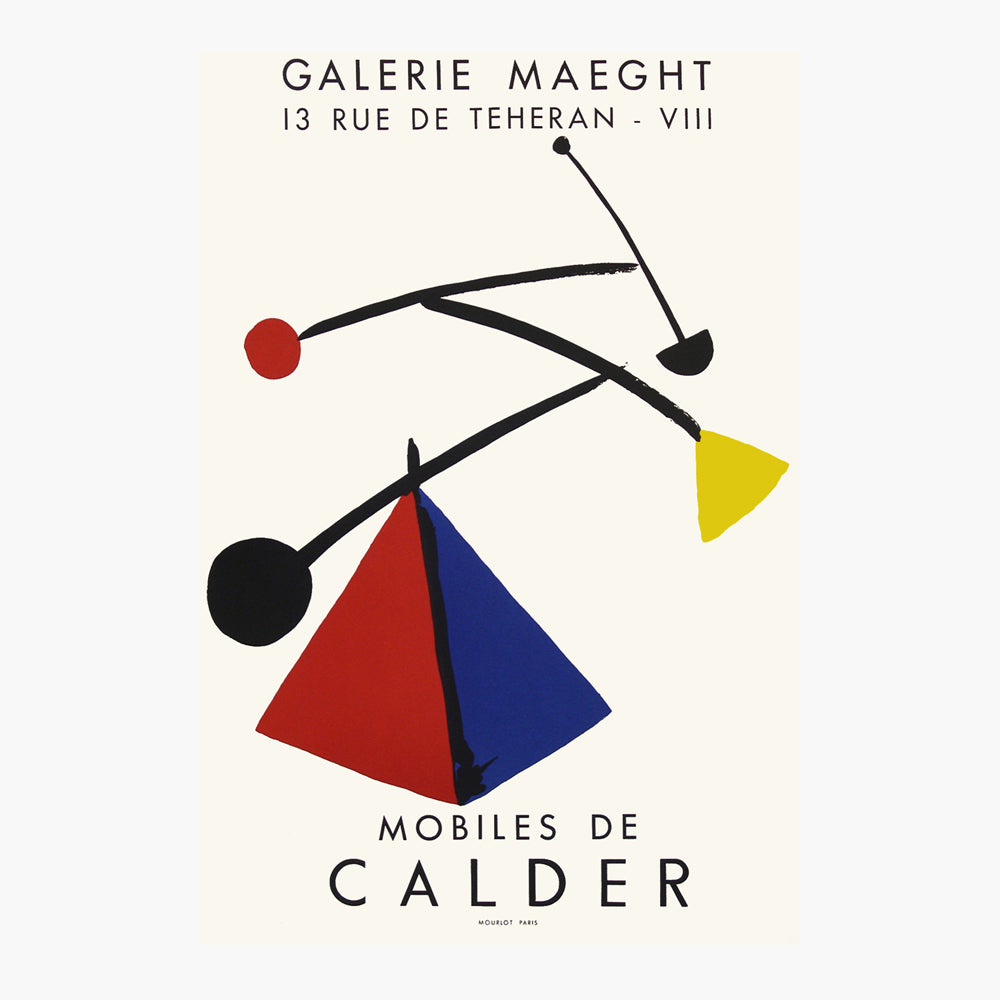 Alexander Calder ‘Mobiles’ Original Poster from Galerie Maeght