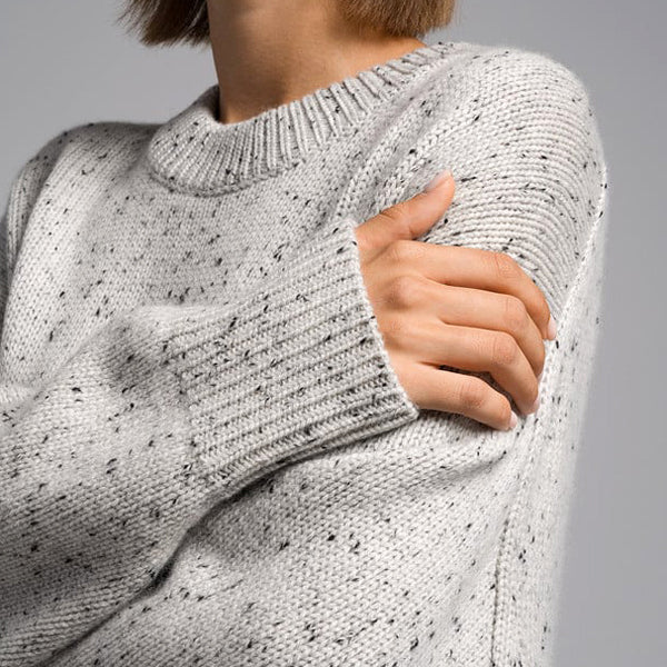 LISA YANG Renske Blender Speckled Cashmere Sweater