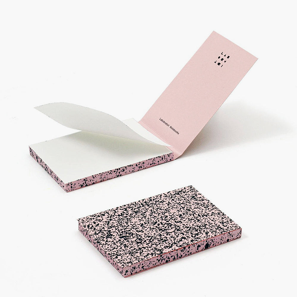 SPRAY SPLASH Pale Pink Soft Cover A7 Small Notepad
