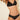Cosabella Dolce Cotton & Lace Low Rise Bikini - Black
