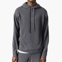 LISA YANG Cole Graphite Mens Cashmere Hoodie