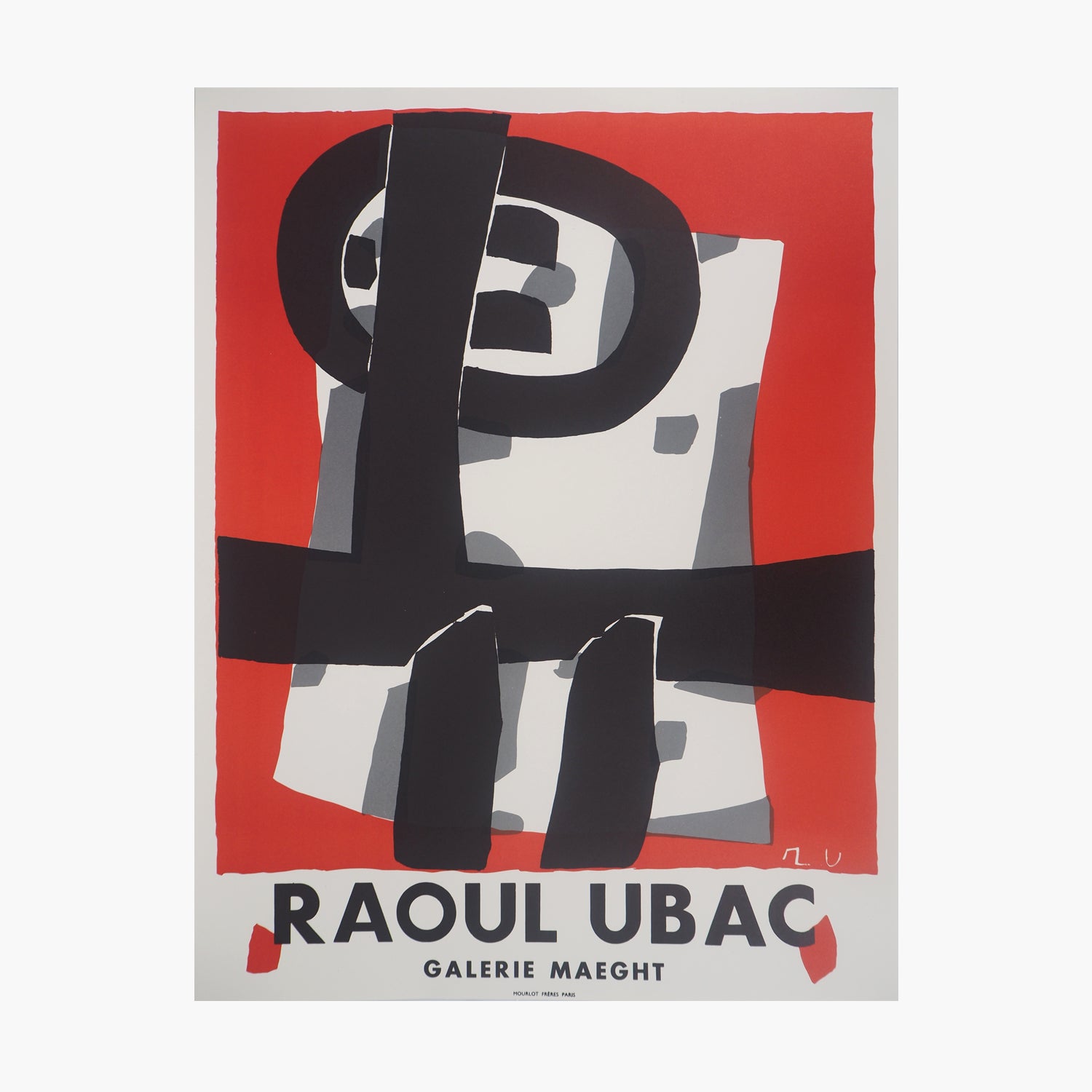 Raoul Ubac ‘EXPOSITION 1950’ Poster from Galerie Maeght
