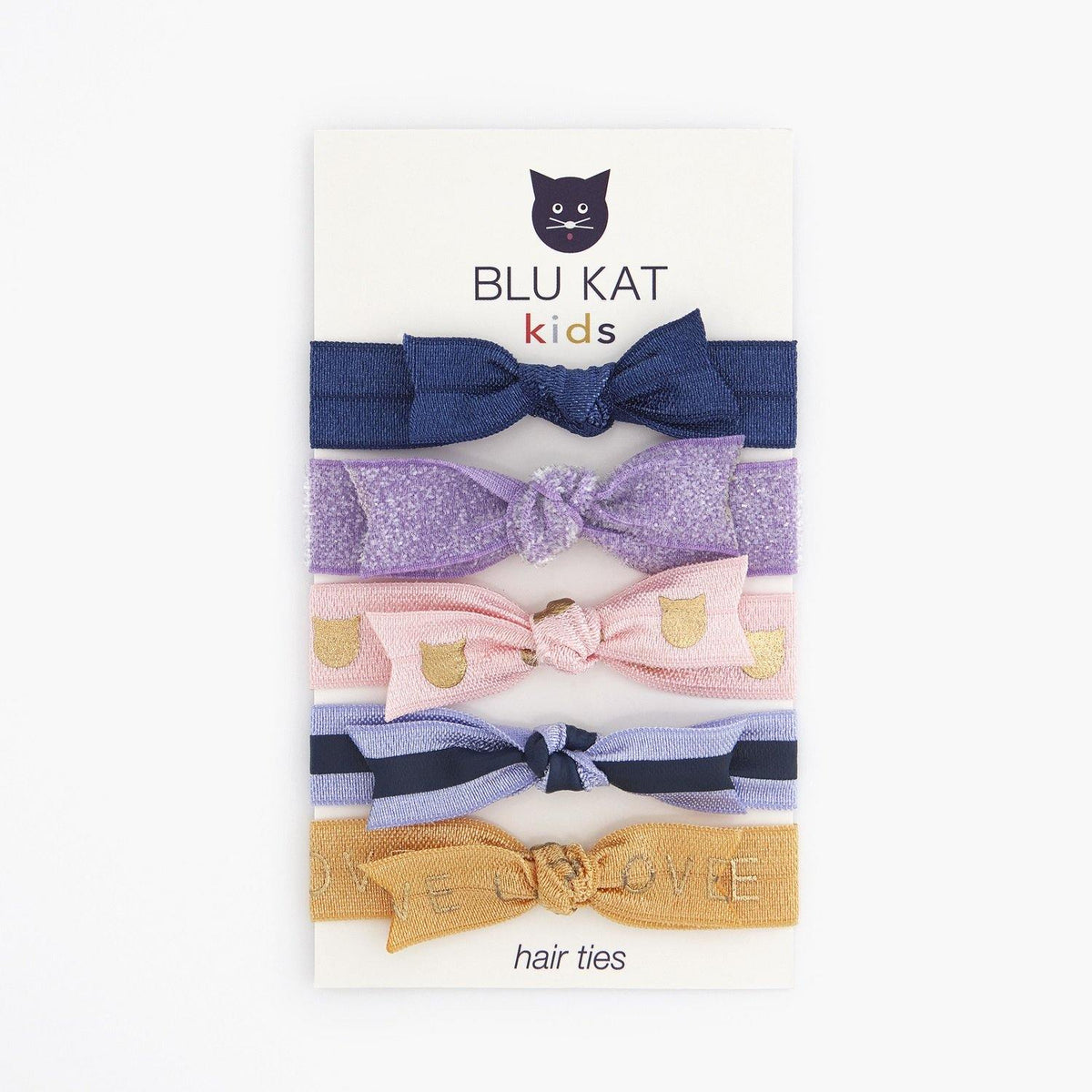 Elastic Bow Hair Ties for Kids