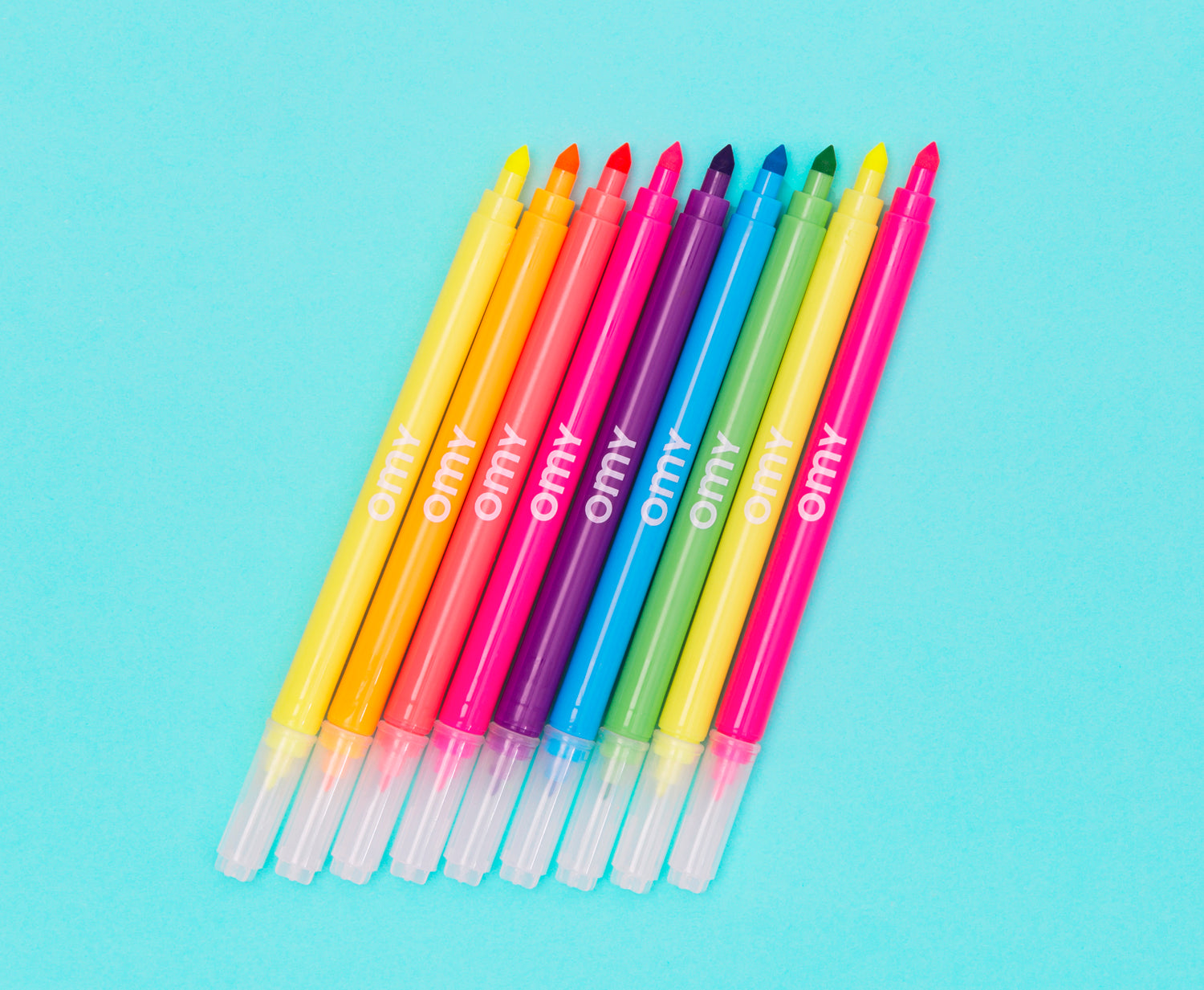 Neon Felt Tip Pens - 9 colors