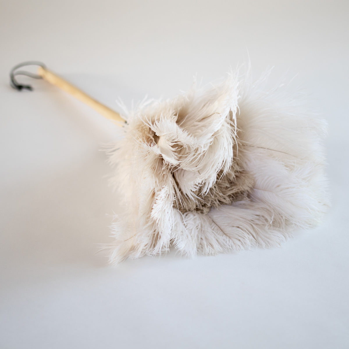 White Ostrich Feather Duster from Redecker