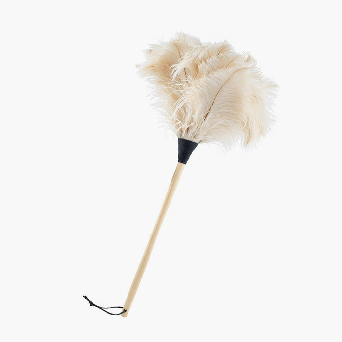 White Ostrich Feather Duster from Redecker