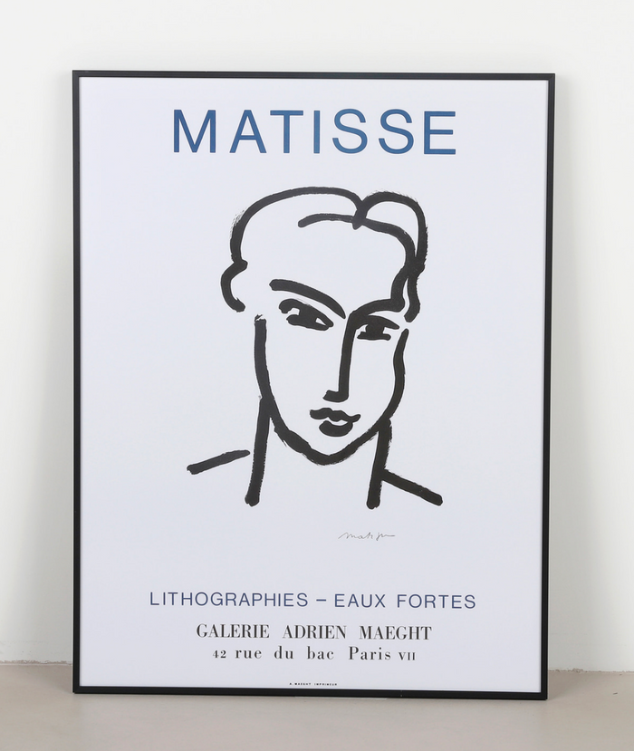 Henri Matisse ‘Lithographies Eaux Fortes’ Poster from Galerie Maeght