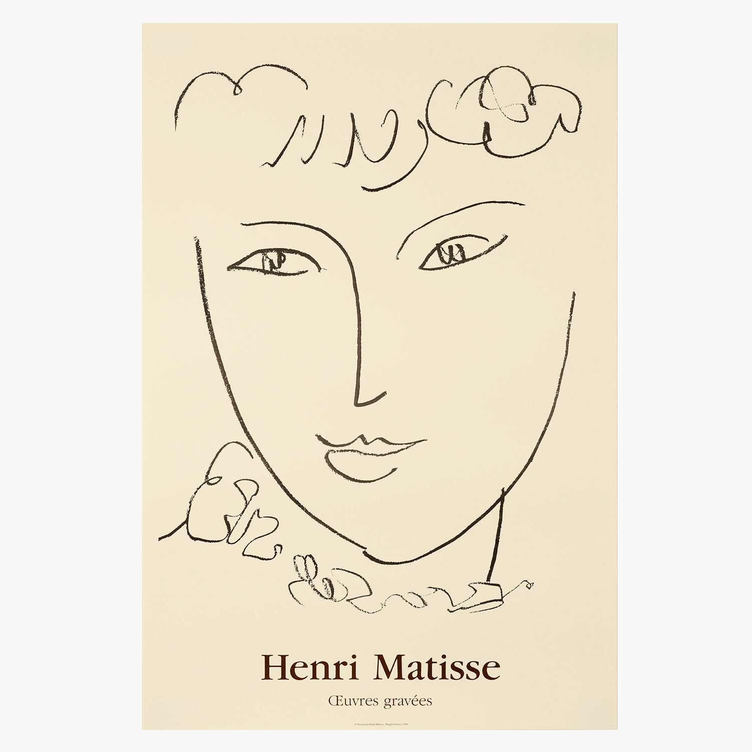 Henri MATISSE 'La Pompadour, 1951' Poster