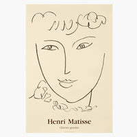 Henri MATISSE 'La Pompadour, 1951' Poster from Galerie Maeght