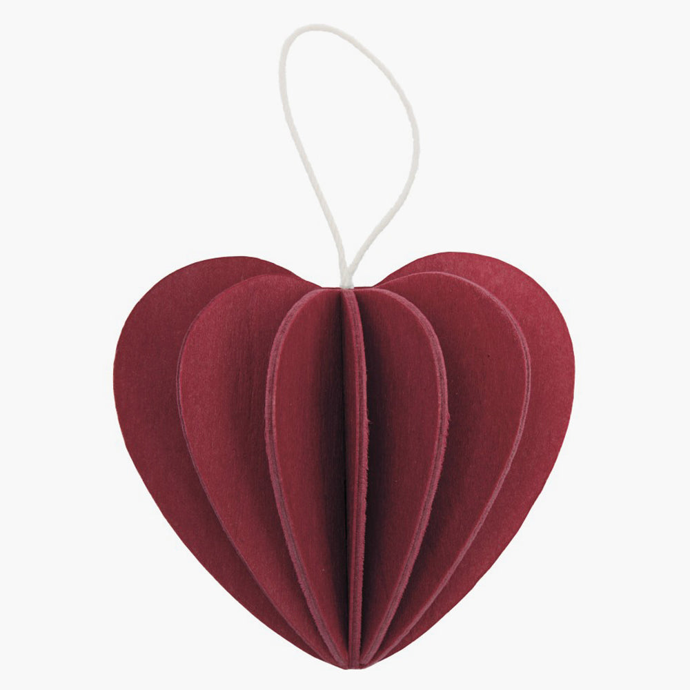 HEART Decoration - 6,8 cm - two colors