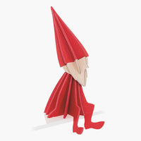 DIY elf in red made of 100% birch plywood from LOVI  