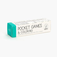 City - Pocket Games & Coloring Set - BLU KAT