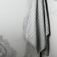 KONTEX Graph Bath Towel - Charcoal