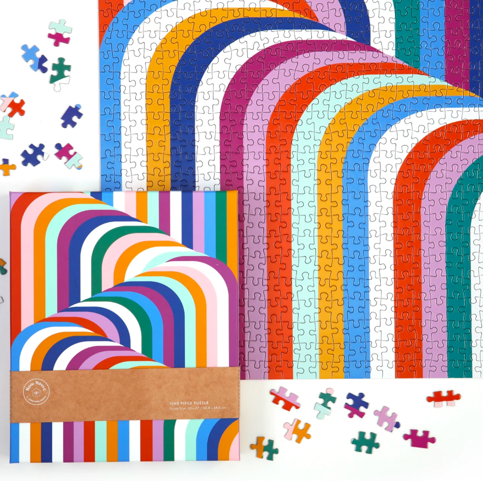 A colorful puzzle 1000 Piece Vertigo Puzzle - BLU KAT