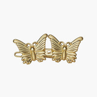 Butterfly Hair Clip - Gold - BLU KAT