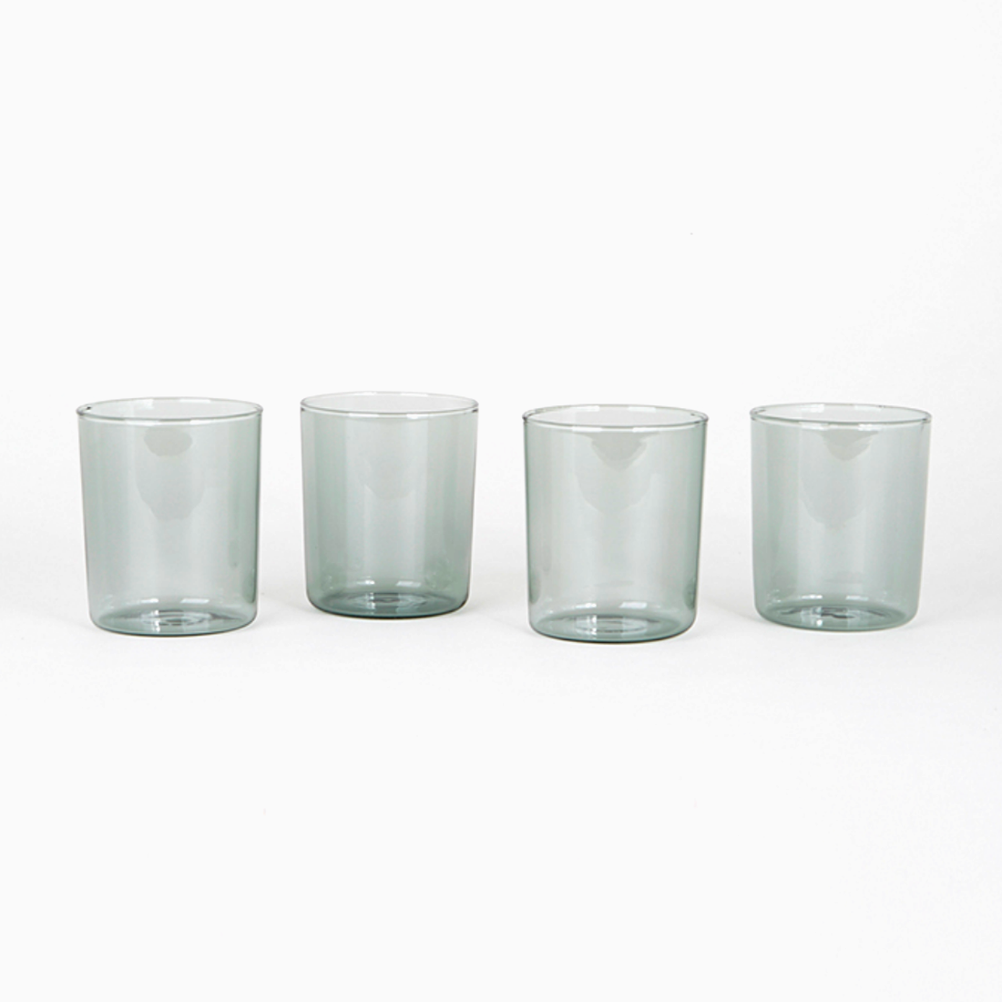 Maison Balzac Set of Four Drinking Glasses - SMOKE