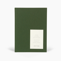 Even hardcover notebook in forest green from Notem