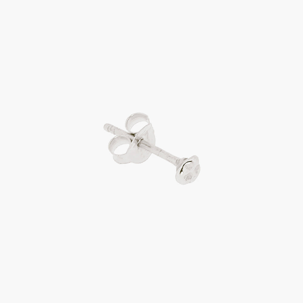 'Nature' Silver Stud Earring