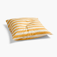 HAY Été Striped Pillow Case 60 x 50 cm in Warm Yellow.
