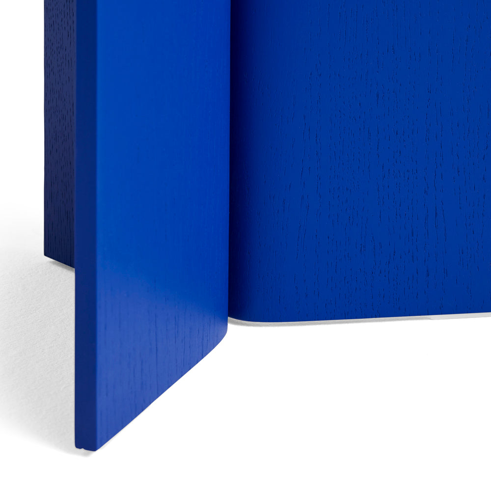 Hitow Table Blue HAY Slit Side Table Wood - Vivid Blue – BLU KAT
